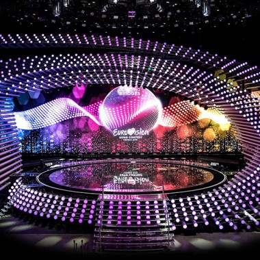 Podium Eurovisie Songfestival 2015
