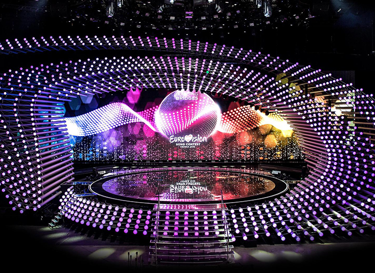Podium Eurovisie Songfestival 2015